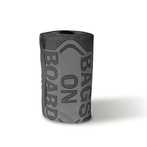 Bags on Board Dog Poop Bags Dispenser with 30 Refill Bags Bone Design