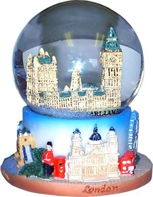 Snow Globes Mini Houses of Parliament, Detailing London Big Ben - Collectable Souvenir