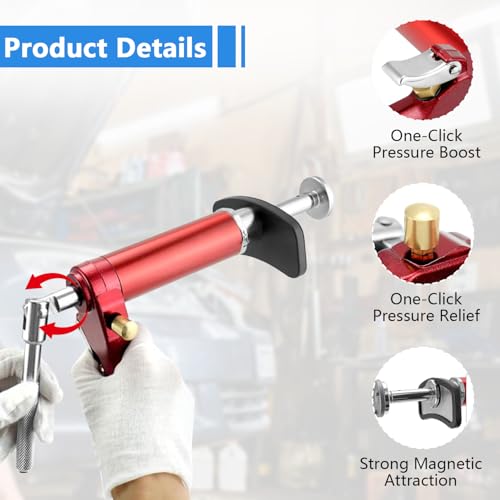 Ayolofei 24 TLG Universal Brake Piston Piston Reset Set with Case for Rotating and Pressing Brake Pistons on Different Cars, Suitable for Most