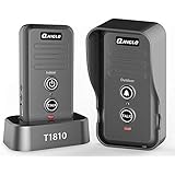 Wireless Doorbell, Qniglo Portable IP55 Waterproof Wireless Intercom Doorbell Operating at Over 2000 Feet, Rechargeable Two Way Talk Chime Kit for Home and Office (1 Receiver&amp;1 Push Button)