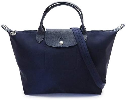 Amazon ロンシャン Longchamp ハンドバッグ 1515 578 ミディアム トートバッグ 2wayバッグ ルプリアージュ ネオ ナイロン Marine 006 並行輸入品 ハンドバッグ