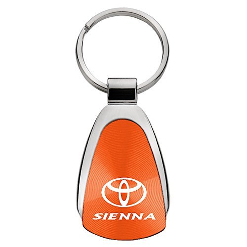 Toyota Sienna Orange Teardrop Keychain