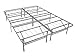 Mantua Premium Platform Bed Base in Silver, Replaces Box Spring and Bed Frame