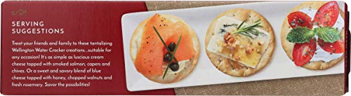 Wellington Toasted Sesame Water Crackers, 4.4-Ounces (Pack of 12)
