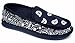 Troooper America KS-002 Bandanna Paisley Slip-On House Shoe Slippers (11, Navy/White)