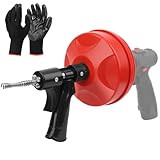 Vastar 25Ft Drain Auger, Snake Drain Clog Remover