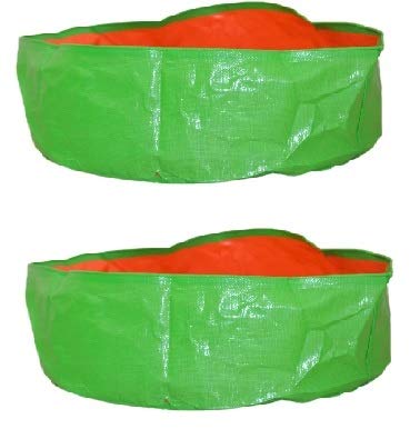 NutriMax Grow Bags 18 x 8 HDPE 200 GSM (Green, 2)