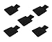 yueton 5pcs Self-Adhesive Leather Pen Holder with Elastic Loop for Notebooks, Journals, Planners and Calendars