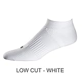 New FootJoy Tour Compression Socks - Choose Your Color & Style (Size 7-12, Low-Cut White)