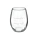 Amandir 1 PCS Romantic Walks at Target Funny Wine Glass 15oz, y-Coffee