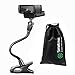 Smatree Flexible Jaw Swivel Clamp Clip Mount Holder Compatible for Arlo Ultra, Pro, Pro 2/3