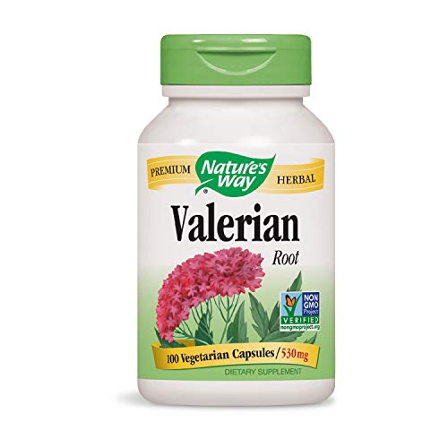 Nature's Way Valerian; 1,590 mg Valerian Root per Serving; Non-GMO Project Verified; TRU-ID Certified; Gluten Free; Vegan; 100 Vegan Capsules (Packaging May Vary) (Best Valerian Root Capsules)