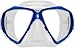 SCUBAPRO Spectra Scuba Mask with Ultra Clear Dual Lens and EZ Equalize Nose Pocket for Diving, Clear/Blue