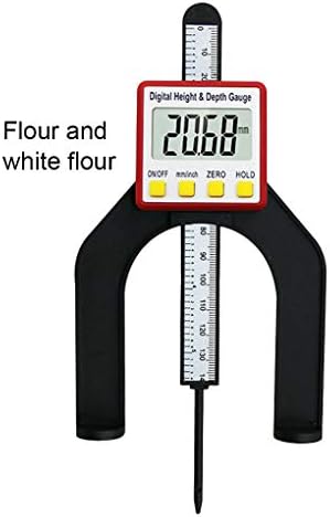 2-in-1 Digital Depth Height Gauge Digital Display Woodworking Router Table Vernier Caliper 0-80mm