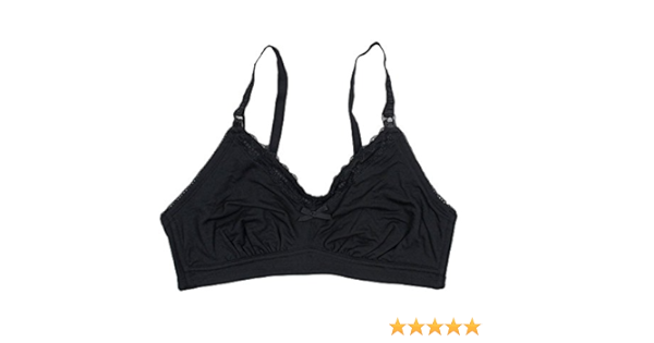 Gilligan O Malley Womens Comfort Nursing Bra Small Solid Black At Amazon Women S Clothing Store