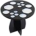 JOLY Makeup Brush Holder Air Drying Rack for Brushes Cosmetic Tool (Black & Round)