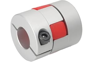 Heyiarbeit 14mm to 14mm Shaft Coupling Aluminium Flexible Plum Coupling D30 L35 Connector Flexible Coupler for 3D Printer CNC Machine and Servo Stepped Motor