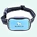 Barklo Small Dog Bark Collar for Small to Medium Dogs Rechargeable and Waterproof Vibrating Anti Bark Training Device - Smallest & Most Safe On Amazon - No Shock No Spiky Prongs! (6+ lbs) (Blue)