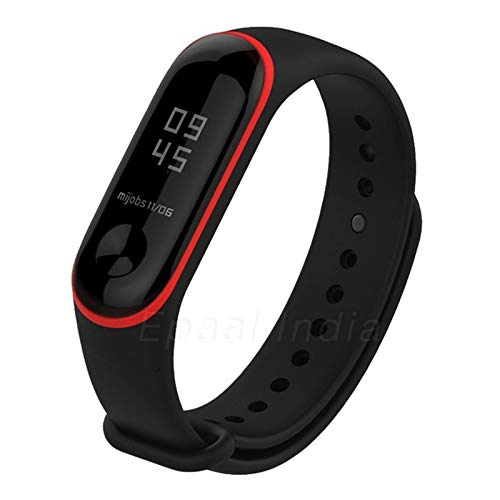 Epaal Dual Color Wristband Smartband Strap for Xiaomi Mi Band 4 and Mi Band 3