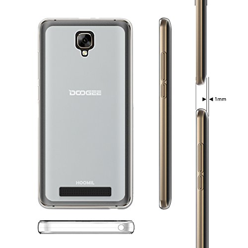 HOOMIL Doogee X10 Case Soft TPU Slim Protective Clear Case for Doogee X10 Phone Cover (Crystal) - HU3216 - Thumbnail 7