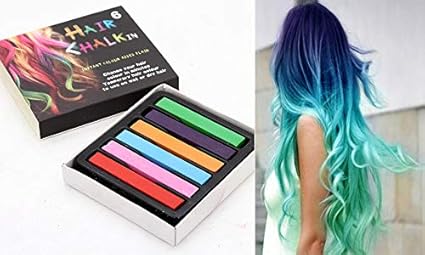 Amazon Com Diy Hair Coloring Chalk Temporary Hair Coloring Party
