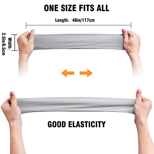 image for E LV Head Tie Sports Headband (3 Pack) - Dry-Fit Sweatband for Running