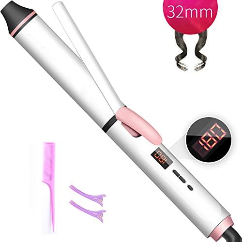 スポンサー プロダクト カールアイロンreak 32mmヘアアイロン 巻きコテ マイナスイオン プロ仕様 電動ヘアカーラー セラミックプレート 1 0 17段階温度調節 海外対応pse認証 自動電源off 一年間保証 Tarunniketanpublicschool Com