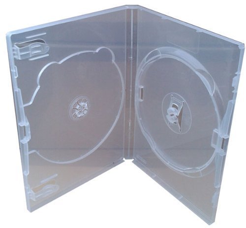 Amaray 2 Disc DVD case clear 50 pack