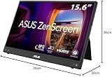ASUS ZenScreen MB16AHV 15.6" FHD IPS Portable Monitor HDMI USB-C Anti-Glare view 8