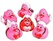 24 Valentine Cupid rubber duckies ducks - 2 inch