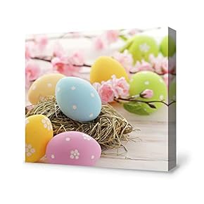 Canvas Wall Art for Living Room,Bedroom Home Artwork Paintings Egg Ready to Hang - 12x12 inches