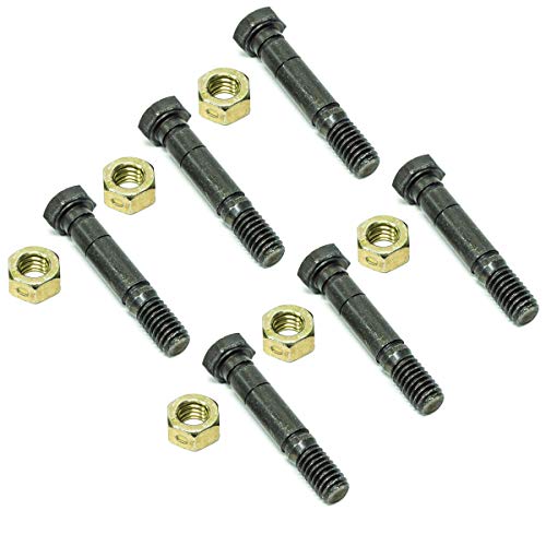 (6-Packs) Genuine OEM ÐrÑ–Ðµns Snow Blower 52100100 521001 Shear Pin Bolt&Nuts