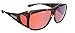 Fitovers Eyewear Sunglasses - Aviator - Tortoiseshell Frame - Polarvue Roadster Lens