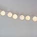 LampLust String Lights Paper Lanterns with Lights, 10 White Mini Chinese Lanterns, 3 Inch Diameter, 7 Ft Lantern String Lights Bedroom, Plugin Outdoor Waterproof Paper Lantern Party Decorations