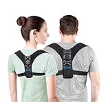 Comezy Back Posture Corrector for Women ＆ Men - Powerful Magic Stickers Adjustable Clavicle Back Brace - Best Effective and Comfortable Posture Back Brace