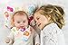 WhaleCare Baby Flat Head Pillow, Receiving Swaddle Blanket, and Bib Set - Breathable Organic Cotton Head Pillow for Flat Head Syndrome Protection - Baby Shower Newborn Gift