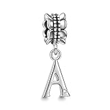 Soufeel New Style Alphabet Letter Charm 925 Sterling Silver European Bracelets Compatible, Romantic Gifts for Mom, Wife, Girlfriend, Daughter, Friends on Birthday,Anniversary,Valentines Day, Graduations, Mother's Day and Christmas Day