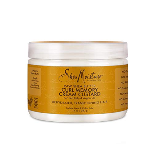 Shea Moisture Raw Butter Curl Memory Custard Cream for Unisex, 12 Ounce