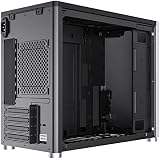 GameMax Spark Micro-ATX Gaming PC Case Dual Tempered Glass USB3 Type C White view 18
