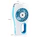 3 Speeds Mini USB Cooling Fan CrazyFire Rechargeable Handheld Humidifier Fan Misty Cooling Hydrating Fan for Hot Summer Outdoor Traveling (Blue)