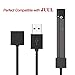 JDiction JUUL USB Charger Magnetic Charger USB Cable Fast Charging 2 Packs (2.6 Ft Long Each)