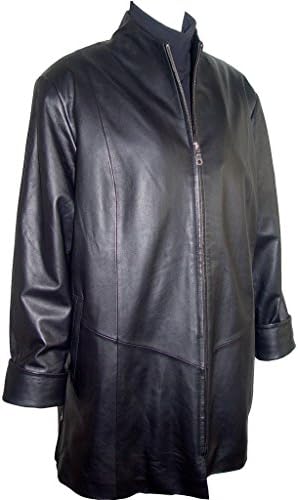 Johnny Womens 5001 Larger PLUS &amp; ALL SIZE Leather A line Coat