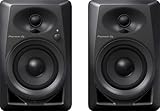Pioneer Pro DJ Studio Monitor, RCA, Mini-Jack, Black (DM40)