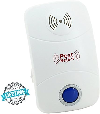 pesTerminator Indoor Ultrasonic Pest Repeller - eco-friendly, no-mess, chemical-free, plug-in repelling device to get rid of mice, insects, roaches, ants and other roddents. Upgraded 2017 model.