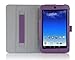 ProCase 2013 Version ASUS MeMO Pad HD 7 ME173X Protective Case with Bonus Stylus Pen - Tri-Fold Leather Cover Case for 2013 ASUS MeMO Pad HD 7 ME173X Tablet, Built-in Stand (Purple)
