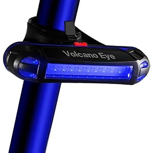 Volcano Eye Bike Rear Light, USB Rechargeable LED Safety Tail Light for Bicycle, Ultra Bright Waterproof Cycling…
