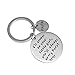 Keychain Gifts for Papa Father - Daddy Gift Idea from Wife Daughter Son Kids, Stainless Steel, with Gift Bag, Christmas Birthday Fathers Gift for Men, Etched Stainless Steel Keychain.