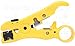 Urban Security Group Cable Stripper : Coaxial RG59, RG6, RG7, RG11 : Network Cat5e, Cat6, UTP, STP : Round & Flat Cable : Comfortable Grip : High Grade Steel + Plastic Construction : Premium Pro Grade