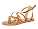 DREAM PAIRS Women's Slim Ankle Straps Flat Sandals