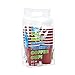 Nicole Home Collection Double-Walled Insulated Ripple Paper Disposable Cups With Lids For Hot Beverage, Pack of 30 Coffee Cup, 16 oz, Maroon